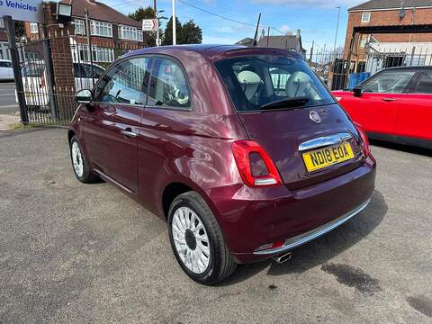 Fiat 500 1.2 Lounge Hatchback 3dr Petrol Manual Euro 6 (s/s) (69 bhp) - U125478