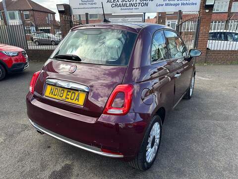 Fiat 500 1.2 Lounge Hatchback 3dr Petrol Manual Euro 6 (s/s) (69 bhp) - U125478