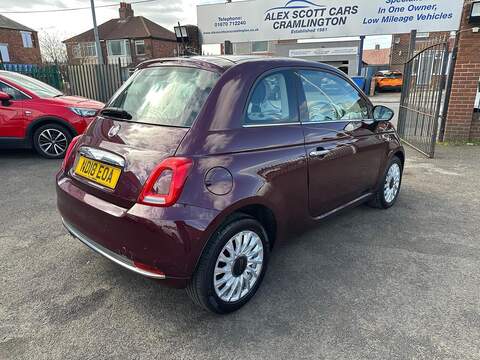 Fiat 500 1.2 Lounge Hatchback 3dr Petrol Manual Euro 6 (s/s) (69 bhp) - U125478