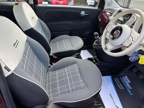 Fiat 500 1.2 Lounge Hatchback 3dr Petrol Manual Euro 6 (s/s) (69 bhp) - U125478