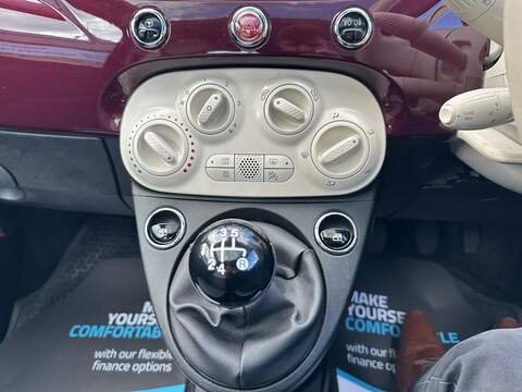 Fiat 500 1.2 Lounge Hatchback 3dr Petrol Manual Euro 6 (s/s) (69 bhp) - U125478