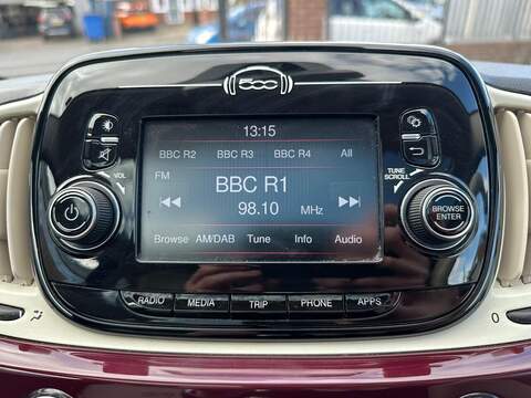 Fiat 500 1.2 Lounge Hatchback 3dr Petrol Manual Euro 6 (s/s) (69 bhp) - U125478