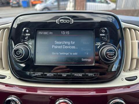 Fiat 500 1.2 Lounge Hatchback 3dr Petrol Manual Euro 6 (s/s) (69 bhp) - U125478