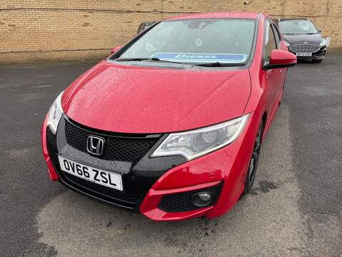 Honda Civic 1.6 i-DTEC Sport Hatchback 5dr Diesel Manual Euro 5 (s/s) (120 ps) - U125677
