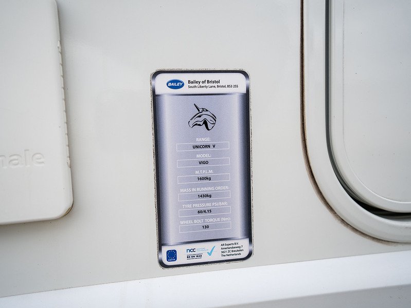 Bailey Unicorn Vigo Caravan - U2525