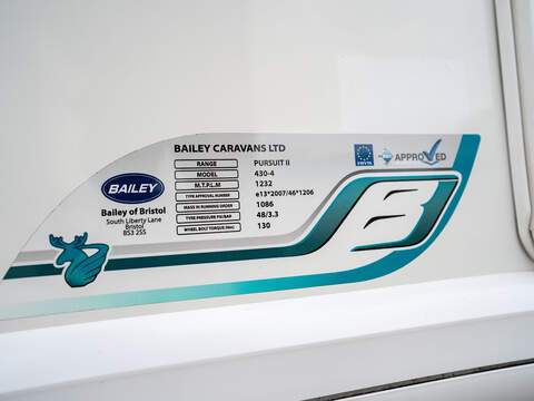 Bailey Pursuit 430/4 Caravan - U2680