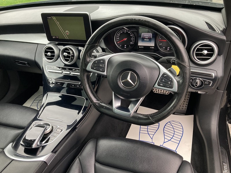 Mercedes-Benz 2.1 C220 BlueTEC AMG Line Saloon 4dr Diesel G-Tronic+ Euro 6 (s/s) (170 ps)