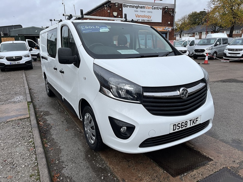 Vauxhall 1.6 CDTi 2900 Sportive Crew Van Double Cab 5dr Diesel Manual L2 H1 Euro 6 (6 Seat) (120 ps)