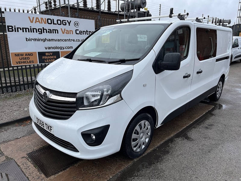 Vauxhall 1.6 CDTi 2900 Sportive Crew Van Double Cab 5dr Diesel Manual L2 H1 Euro 6 (6 Seat) (120 ps)