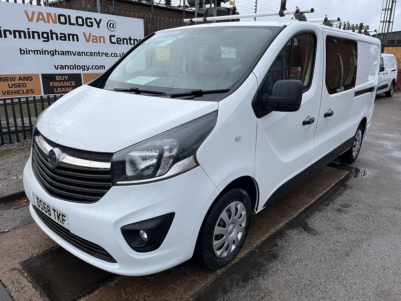 Vauxhall 1.6 CDTi 2900 Sportive Crew Van Double Cab 5dr Diesel Manual L2 H1 Euro 6 (6 Seat) (120 ps)