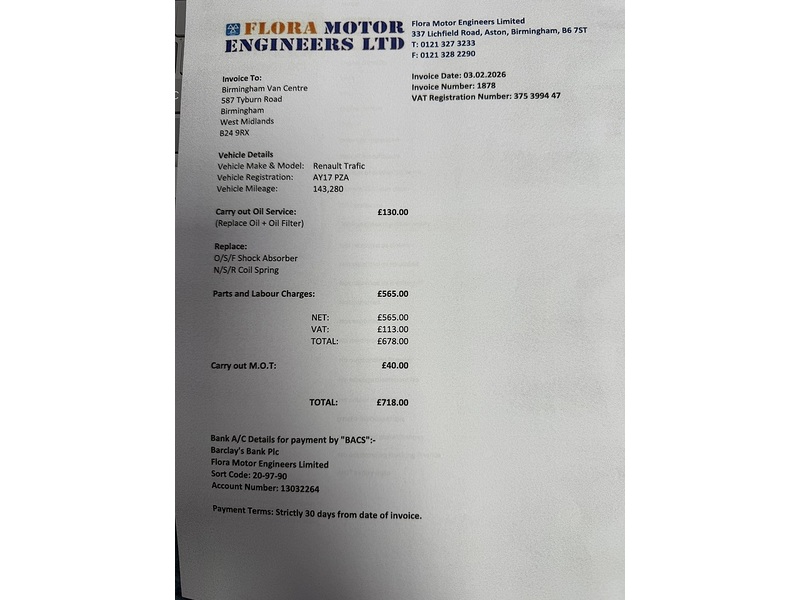 Renault 1.6 dCi ENERGY 29 Business+ Panel Van 5dr Diesel Manual SWB Standard Roof Euro 6 (s/s) (125 ps)