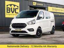 Ford Transit Custom 320 2.0 EcoBlue 170 BHP Limited L2 LWB 6 Seat Doublecab Euro 6 Diesel Automatic Van