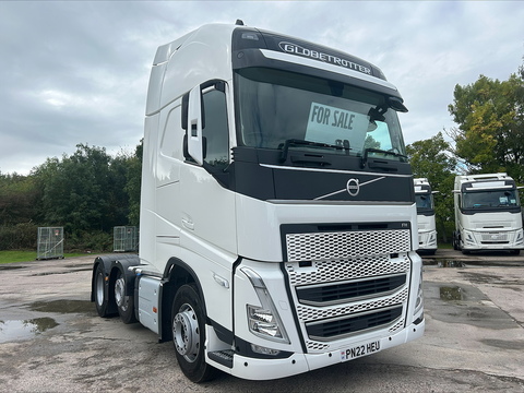 One Used Volvo FH 460bhp 6x2 Globetrotter XL Tractor Unit 12.8 2dr Tractor Unit I-Shift Diesel