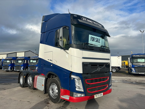 One Used Volvo FH 460bhp 6x2 Globetrotter tractor unit 12.8 2dr Tractor Unit I-Shift Diesel