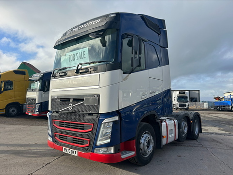 One Used Volvo FH 460bhp 6x2 Globetrotter tractor unit 12.8 2dr Tractor Unit I-Shift Diesel