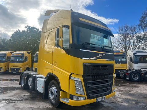 One Used Volvo FH 460bhp 6x2 Globetrotter XL tractor unit 12.8 2dr Tractor Unit I-Shift Diesel