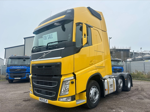 One Used Volvo FH 460bhp 6x2 Globetrotter XL tractor unit 12.8 2dr Tractor Unit I-Shift Diesel