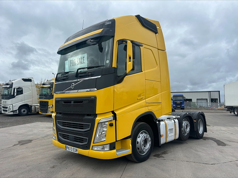One Used Volvo FH 460bhp 6x2 Globetrotter XL tractor unit 12.8 2dr Tractor Unit I-Shift Diesel