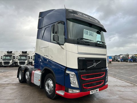 One Used Volvo FH 460bhp 6x2 Globetrotter tractor unit 12.8 2dr Tractor Unit I-Shift Diesel
