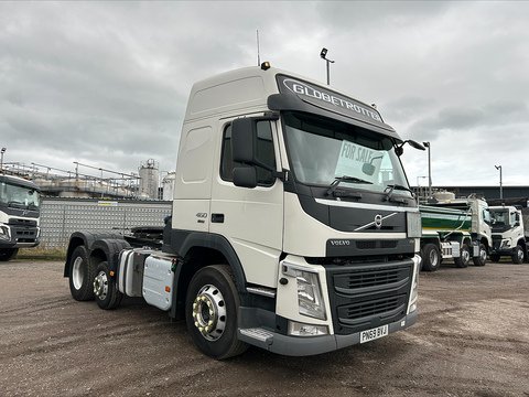 One Used Volvo FM 460bhp 6x2 Globetrotter tractor unit 11 2dr Tractor Unit I-Shift Diesel/LNG