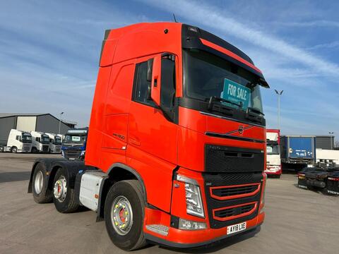 One Used Volvo FH 460bhp 6x2 Globetrotter tractor unit 12.8 2dr Tractor Unit I-Shift Diesel