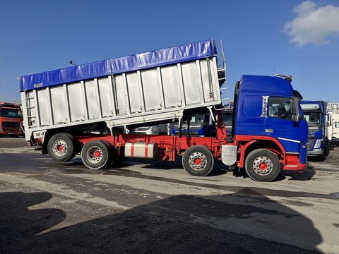 One Used Volvo FM Globetrotter 410Bhp 8x2 Bulk Blower 0.0 Tipper Diesel