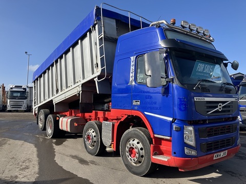One Used Volvo FM Globetrotter 410Bhp 8x2 Bulk Blower 0.0 Tipper Diesel