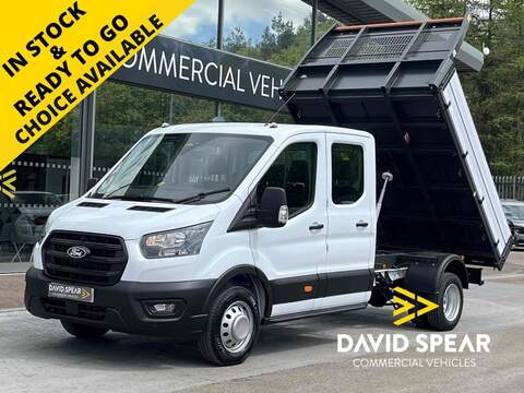 Ford Transit 35C14 140ps Business Tipper with Air Con, Twin Rear Wheels & Delivery Miles 2.0 2dr Tipper Manual Diesel