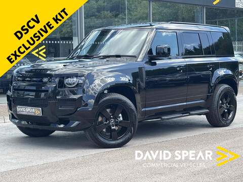 Land Rover Defender 110 250ps Hard Top X-dynamic SE Full Black Edition Kit 4WD with 19" Alloys, Sat Nav & Leather 3.0 3dr Car Derived Van Automatic Diesel