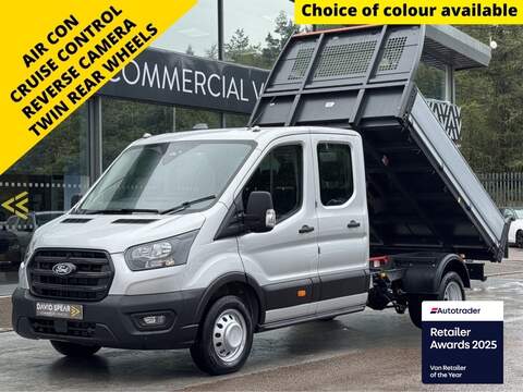 Ford Transit TDCI 130ps 350 Single Cab 1 Stop Tipper with Air Con, Reversing Camera & 12" Screen 2.0 2dr Tipper Manual Diesel