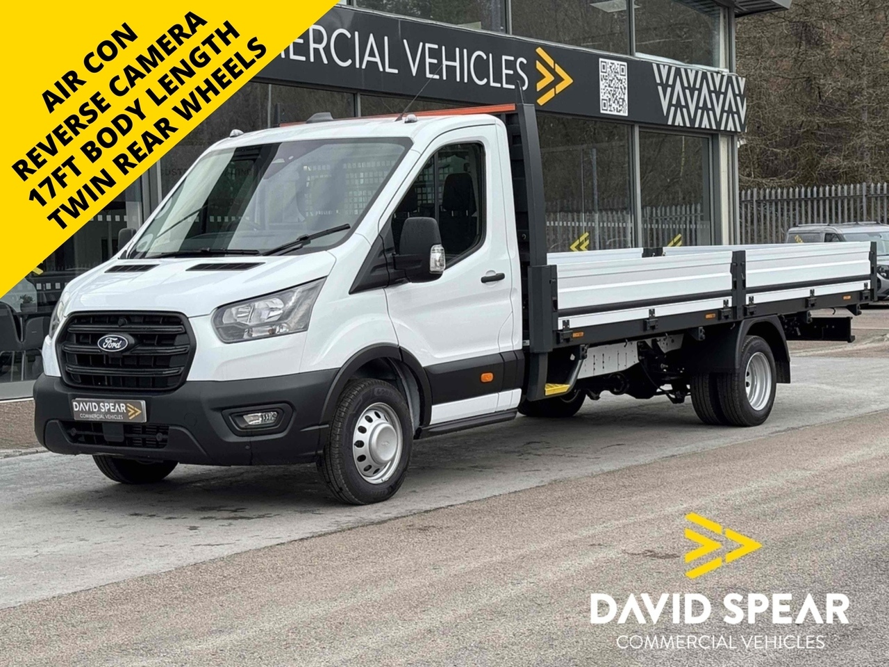 New 2025 Ford Transit TDCI 130ps 350 DRW L5 XLWB 17ft Dropside