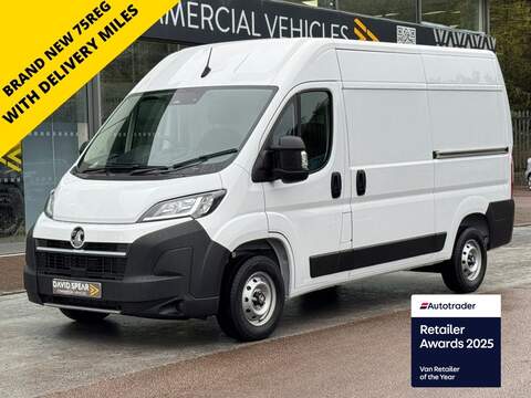 Vauxhall Movano CDTi 3500 BiTurbo Prime  FWD L3H2 3.6M Euro 6 with Air Con, Sat Nav, Cruise Control & 1 Owner 2.2 5dr Panel Van Manual Diesel