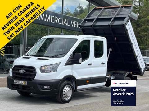 Ford Transit TDCI 130ps 350 Single Cab 1 Stop Tipper with Air Con, Reversing Camera & 12" Screen 2.0 2dr Tipper Manual Diesel