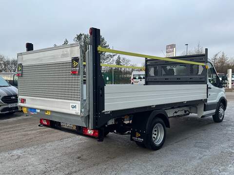Ford Transit TDCI 350 13'9" L4 Dropside With 500kg Tailift, DRW 12" Screen A/C , Safety Rails - N4562