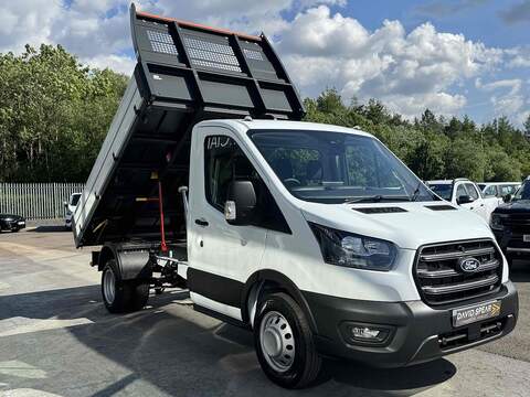 Ford Transit TDCI 130ps 350 Single Cab 1 Stop Tipper with Air Con, Reversing Camera & 12" Screen - N4568