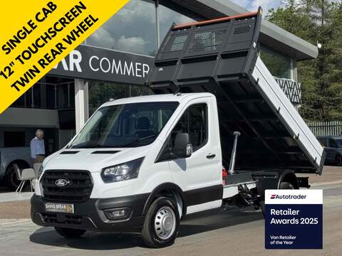 Ford Transit TDCI 350 13'9" L4 Dropside With 500kg Tailift, DRW 12" Screen A/C , Safety Rails 2.0 2dr Dropside Manual Diesel