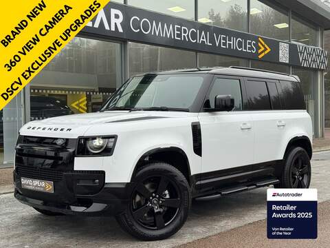 Land Rover Defender 110 3.0cc 350ps D350 Hard Top X-Dynamic HSE 3 Seats Euro 6 with Air Suspension & Deployable Tow Bar 3.0 3dr Panel Van Automatic Diesel