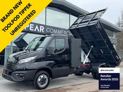 Iveco Daily TDCI 165ps 350 7 Seat Double Cab 1-Way Tipper DRW With Air Con & 12" Screen 2.0 4dr Tipper Manual Diesel