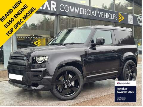 Land Rover Defender V300d AMG Line 9 G Tronic XLWB 8 Seater 2.0 237PS Euro 6 with 360 Camera, Leather & Elec Side Doors 2.0 6dr MPV Automatic Diesel