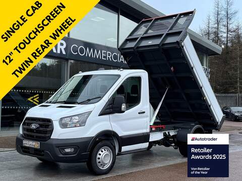 Ford Transit TDCI 130ps 350 RWD 3 Seat Double Cab Tipper With Secure Stotage Euro 6 with Deadlocks, Air Con 2.0 4dr Tipper Manual Diesel
