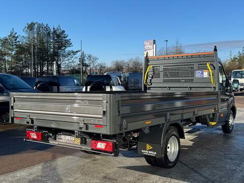 Ford Transit 2.0 TDCI 165ps 350 DRW L4 Lwb 4.2 Metre Dropside with 12" Screen, A/C, Twin Rear Wheels & Rev Cam - N4648