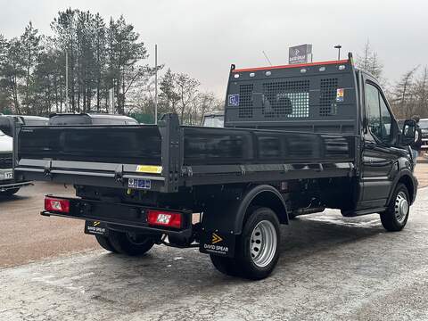 Ford Transit 165ps 350 Leader Single Cab Tipper DRW with A/C, Rev Cam and 12" Screen - N4707