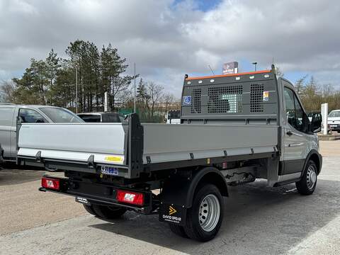 Ford Transit 165ps 350 Leader Single Cab Tipper DRW with A/C, Rev Cam and 12" Screen - N4740