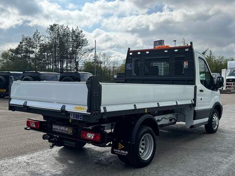Ford Transit 350 Leader DRW Single Cab Tipper 130ps with 12" Screen, A/C,Tow Pack, Beacon & Seater Cover - N4771