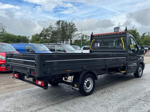 Ford Transit 2.0 TDCI 130ps 350 SRW L4 Lwb 4.2 Metre Dropside with 12" Screen, A/C, Twin Rear Wheels & Rev Cam - N4804