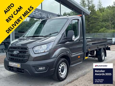 Ford Transit 2.0 TDCI 165ps 350 DRW L4 Lwb 4.2 Metre Dropside with 12" Screen, A/C, Twin Rear Wheels & Rev Cam 2.0 2dr Dropside Manual Diesel