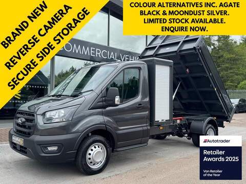 Ford Transit 2.0 TDCI 165ps 350 DRW L4 Lwb 4.2 Metre Dropside with 12" Screen, A/C, Twin Rear Wheels & Rev Cam 2.0 2dr Dropside Manual Diesel