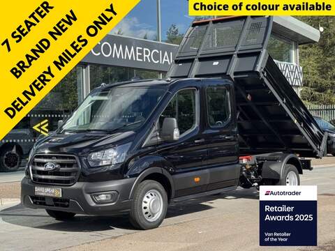 Ford Transit 165ps 350 Leader Single Cab Tipper DRW with A/C, Rev Cam and 12" Screen 2.0 2dr Tipper Manual Diesel