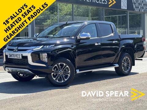 Mitsubishi L200 250ps Hard Top X-dynamic SE Full Black Edition Kit 4WD with 19" Alloys, Sat Nav & Leather 3.0 3dr Car Derived Van Automatic Diesel