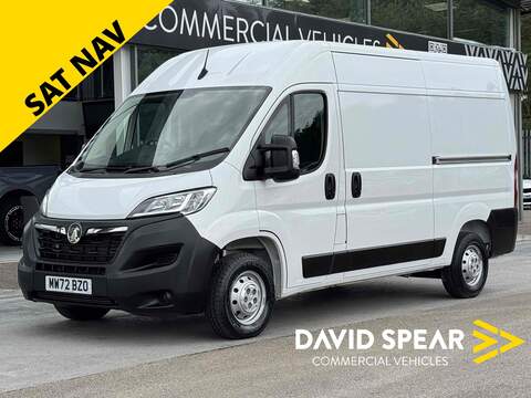 Vauxhall Movano Turbo D 100ps 2900 Prime L2 H1 Euro 6 with Air Con, Sat Nav & Twin Side Loading Doors 1.5 6dr Panel Van Manual Diesel